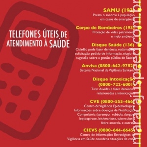Conheça os telefones úteis de atendimento à saúde Conheça os telefones úteis de atendimento à saúde