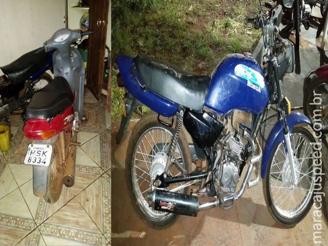 Polícia Civil de Maracaju recupera duas motocicletas furtadas e prende receptador