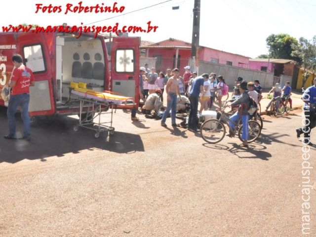 Maracaju: Motoboy menor de idade colidi com caminhão baú na Vila Juquita