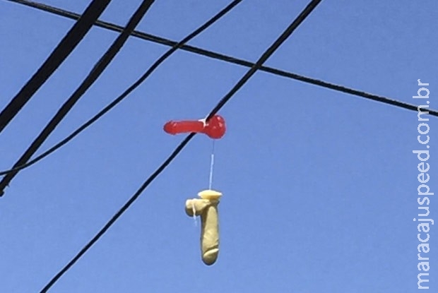 Vibradores são colocados em fios de energia elétrica em cidade Vibradores são colocados em fios de energia elétrica em cidade