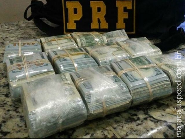 Uruguaio preso com fortuna em dinheiro tenta subornar policiais