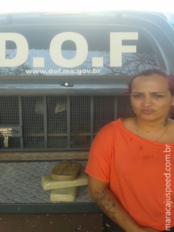 DOF prende mulher “mula do tráfico” com Crack em Corumbá DOF prende mulher “mula do tráfico” com Crack em Corumbá