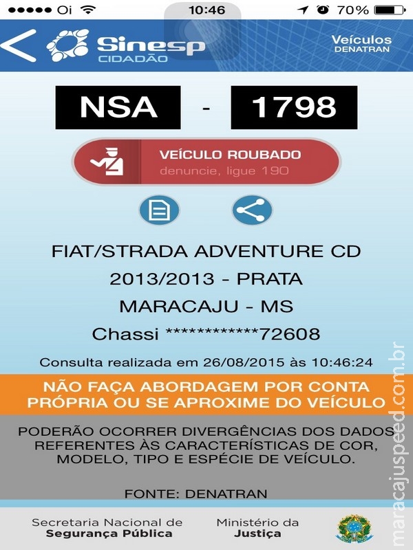 Maracaju: Veículo que estava estacionada em frente de residência no Bairro Alto Maracaju é furtado Maracaju: Veículo que estava estacionada em frente de residência no Bairro Alto Maracaju é furtado
