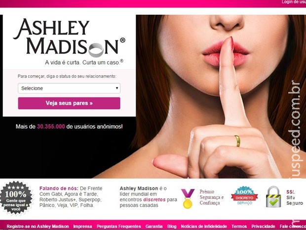 Canadá investiga supostos suicídios de dois usuários do Ashley Madison