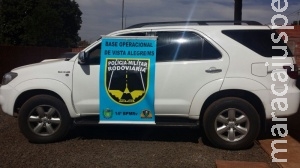 Polícia Militar Rodoviária apreende Hilux clonada na MS-164 Polícia Militar Rodoviária apreende Hilux clonada na MS-164