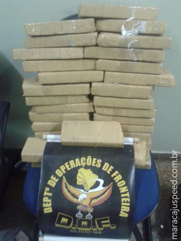 DOF apreende adolescente com 16,5 quilos de maconha em ônibus na região de Ponta Porã DOF apreende adolescente com 16,5 quilos de maconha em ônibus na região de Ponta Porã