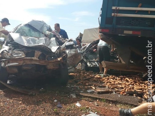 Caminhoneiro indiciado por 4 mortes na BR-163 levava 10 t de carga a mais
