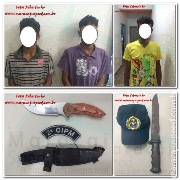 PM detêm crianças e adolescentes que aterrorizavam Maracaju em ondas de assaltos e tentativa de homicídio PM detêm crianças e adolescentes que aterrorizavam Maracaju em ondas de assaltos e tentativa de homicídio