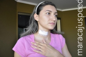 Motociclista tem pescoço cortado por linha de pipa em Dourados