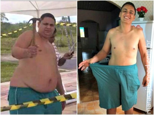 Acreano desiste de fazer redução no estômago e emagrece 62 kg com dieta Acreano desiste de fazer redução no estômago e emagrece 62 kg com dieta