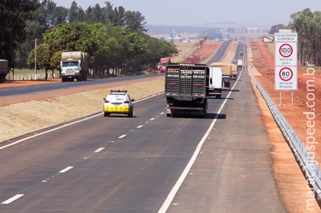 Empresa libera mais 15 km de duplicação da BR-163 para tréfego Empresa libera mais 15 km de duplicação da BR-163 para tréfego