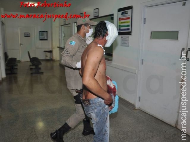 Maracaju: Viatura da Polícia Militar em rondas ostensiva encontra homem esfaqueado na Vila Juquita Maracaju: Viatura da Polícia Militar em rondas ostensiva encontra homem esfaqueado na Vila Juquita