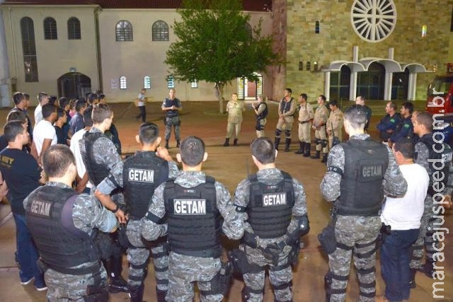Getam e forças de segurança fazem homenagem a PM morto