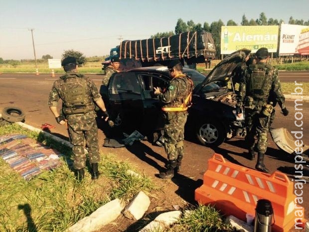 Dois são presos pelo Exército com 90 quilos de droga em região de conflito