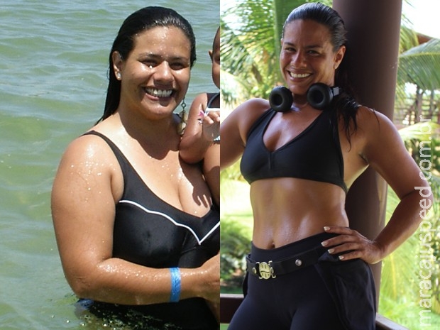 Paraibana emagrece 50kg com exercícios e reeducação alimentar Paraibana emagrece 50kg com exercícios e reeducação alimentar