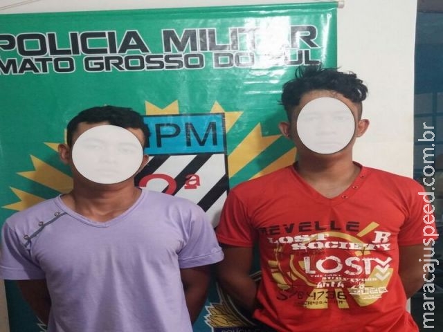 Maracaju: PM apreende em flagrante adolescentes que estavam praticando furto em comércio na região central da cidade Maracaju: PM apreende em flagrante adolescentes que estavam praticando furto em comércio na região central da cidade