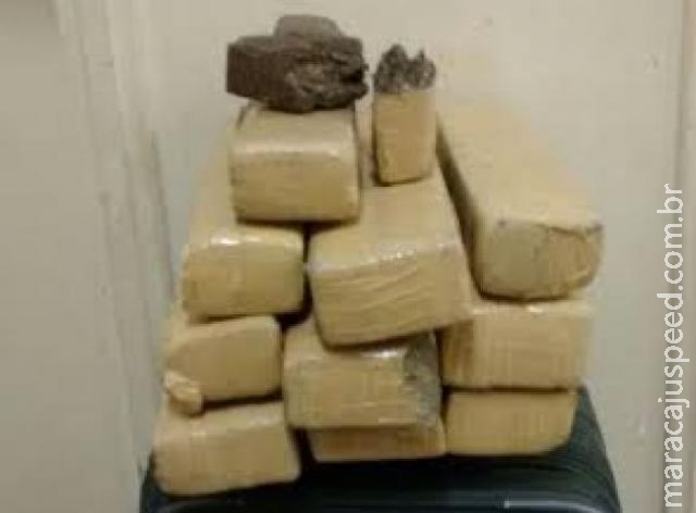 Adolescente do Acre é detida com mala recheada de droga no interior de MS