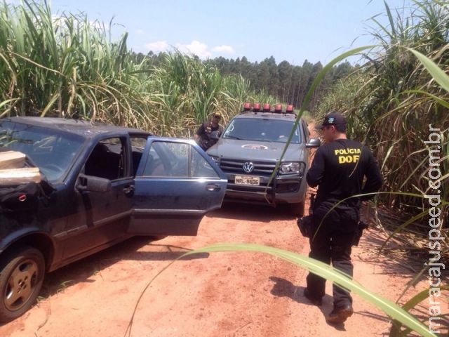 Maracaju: Traficante fura bloqueio do DOF na MS-164, e abandona veículo em canavial com 112 quilos de maconha Maracaju: Traficante fura bloqueio do DOF na MS-164, e abandona veículo em canavial com 112 quilos de maconha