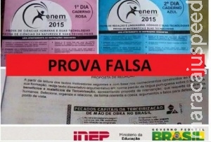Inep diz que são falsas fotos de provas do Enem nas redes sociais Inep diz que são falsas fotos de provas do Enem nas redes sociais