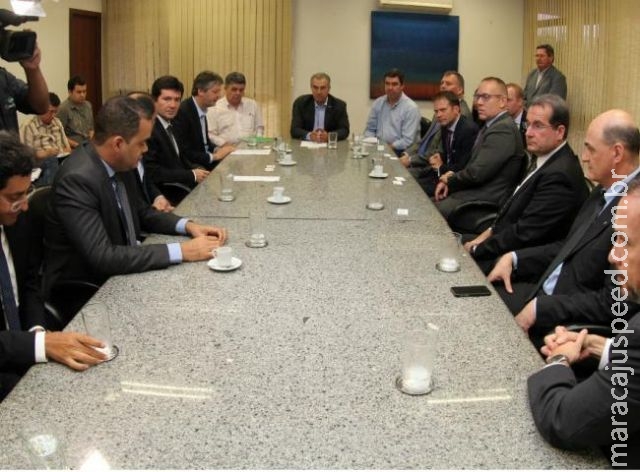 Reinaldo recebe empresários que devem investir R$ 610 milhões na Capital Reinaldo recebe empresários que devem investir R$ 610 milhões na Capital