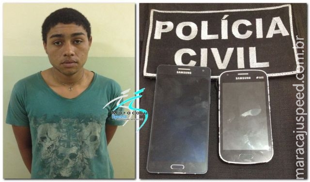 Polícia Civil de Maracaju identificam autores de roubos e recupera aparelhos celulares Polícia Civil de Maracaju identificam autores de roubos e recupera aparelhos celulares
