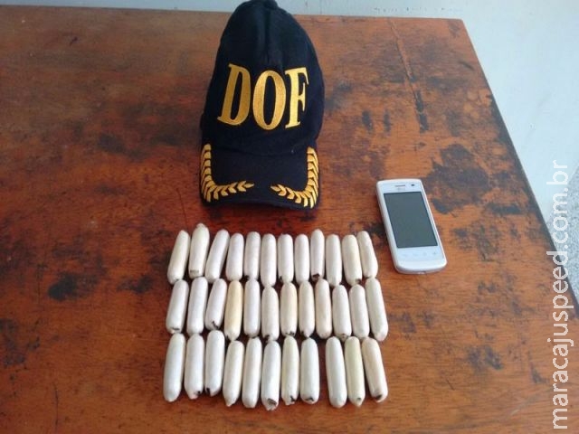 DOF prende “barrigueiro” em flagrante, levando 35 cápsulas de cocaína no estômago em Corumbá DOF prende “barrigueiro” em flagrante, levando 35 cápsulas de cocaína no estômago em Corumbá