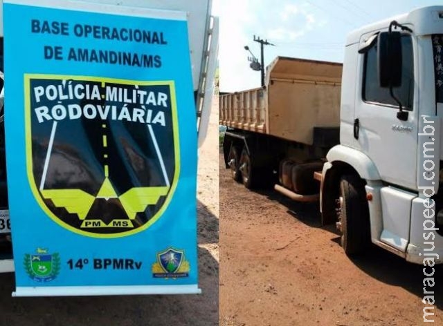 Caminhão dublê que seria entregue em empresa é apreendido na MS-276