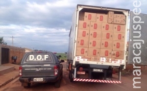DOF apreende carga de cigarros contrabandeados avaliada em R$ 2 milhões DOF apreende carga de cigarros contrabandeados avaliada em R$ 2 milhões