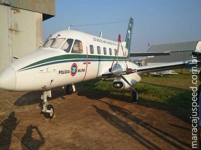 Governo do MS leiloa avião Bandeirante com lance inicial a partir de R$ 100 mil