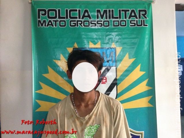 Maracaju: Menor é apreendido pela PM após furtar motocicleta no Bairro Olídia Rocha