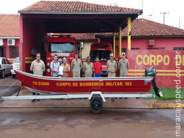 Corpo de Bombeiros de Maracaju adquiri barco, motor, carreta de transporte e realiza melhorias estruturais com recursos vindos da Vara do Trabalho