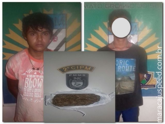 Maracaju: Polícia Militar apreende dois jovens por tráfico de drogas Maracaju: Polícia Militar apreende dois jovens por tráfico de drogas