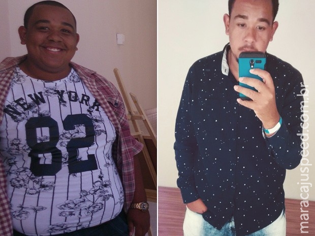 Jovem que bebia refrigerante no café da manhã muda hábitos e perde 56 kg Jovem que bebia refrigerante no café da manhã muda hábitos e perde 56 kg