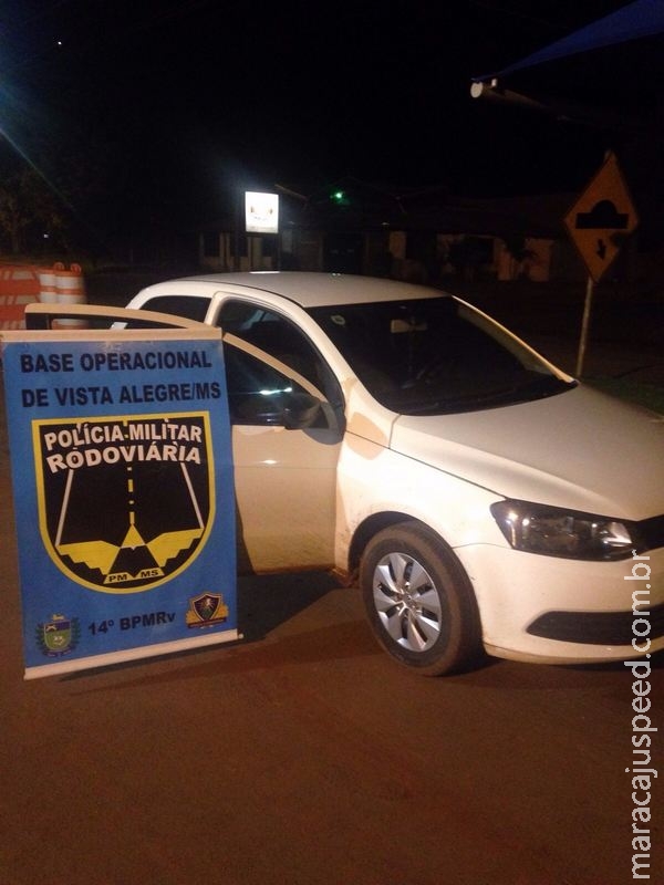 Maracaju: PRE BOP Vista Alegre recupera veículo Gol roubado na Capital após perseguição pela Rodovia MS-164