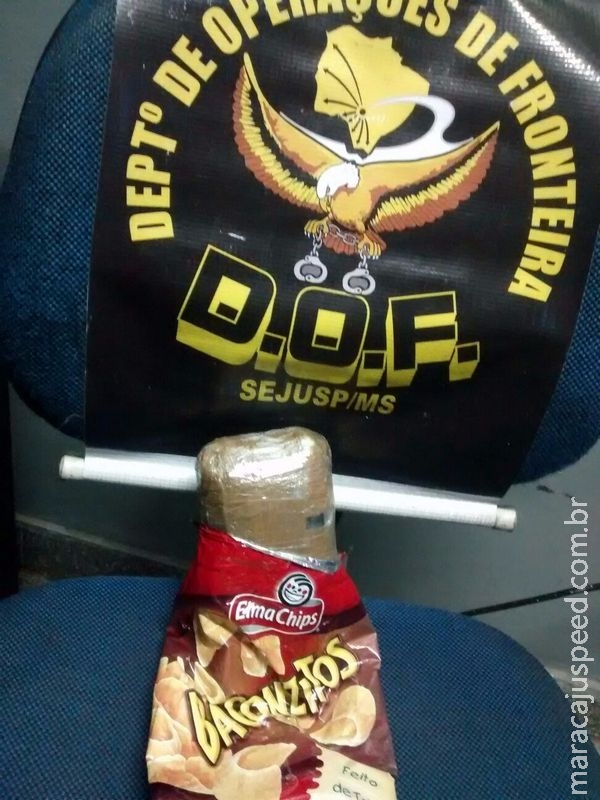 DOF apreende cocaína em embalagem de “salgadinho” em Corumbá DOF apreende cocaína em embalagem de “salgadinho” em Corumbá