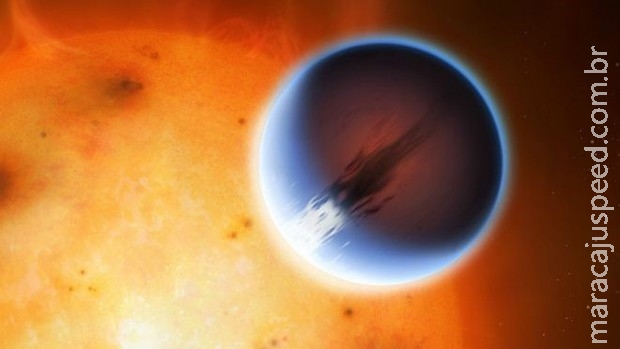 O planeta com ventos mais rápidos que o som e temperatura de 1.200ºC O planeta com ventos mais rápidos que o som e temperatura de 1.200ºC