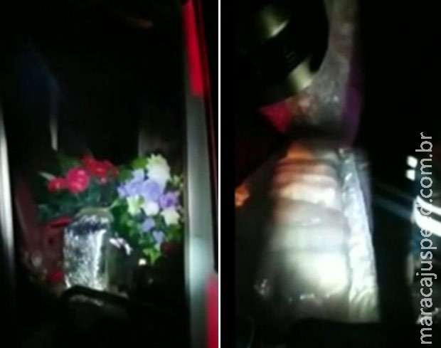 Polícia russa encontra 500 kg de caviar dentro de carro funerário Polícia russa encontra 500 kg de caviar dentro de carro funerário