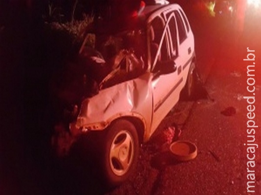 Três pessoas morrem e sete ficam feridas em colisão perto de Água Clara