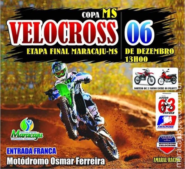 COMUNICADO – Copa MS VELOCROSS – Etapa Final Maracaju