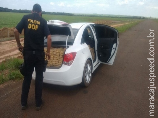 Traficantes trocam tiros com DOF, mas são presos com 900 quilos de maconha