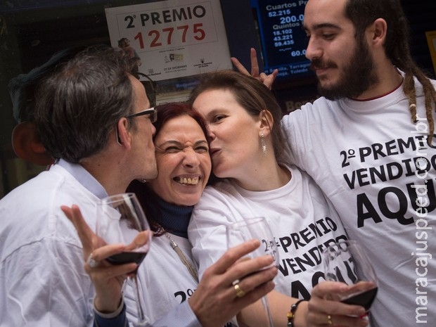 Espanha sorteia prêmio de loteria de € 2,2 bilhões Espanha sorteia prêmio de loteria de € 2,2 bilhões