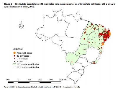 Ministério da Saúde confirma notificação de 9 casos de microcefalia em MS Ministério da Saúde confirma notificação de 9 casos de microcefalia em MS