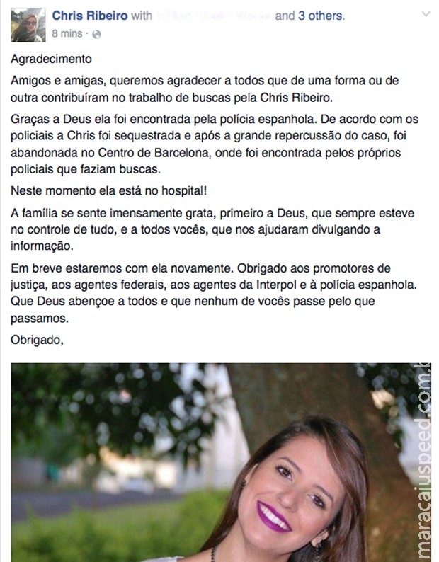 Modelo foi vítima do golpe "boa noite Cinderela" na Espanha, diz família Modelo foi vítima do golpe "boa noite Cinderela" na Espanha, diz família