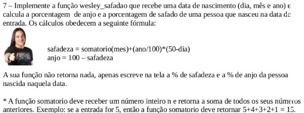 Professor cita Wesley Safadão em questão de lógica e vira hit na web Professor cita Wesley Safadão em questão de lógica e vira hit na web