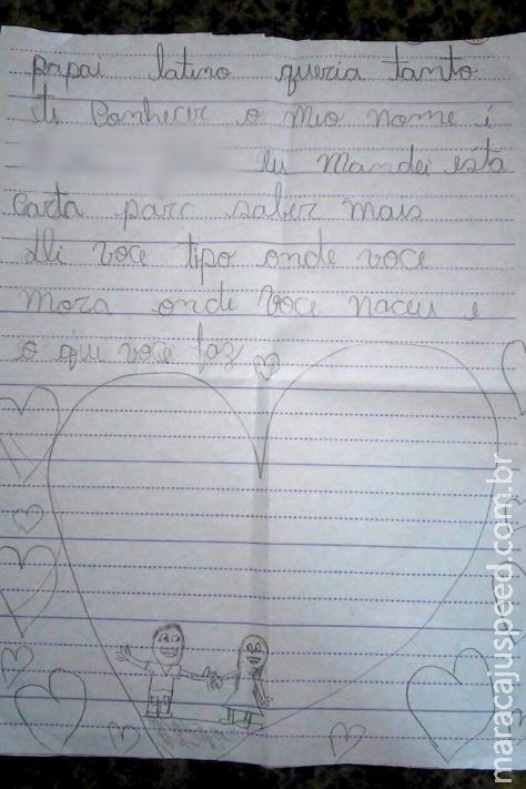 Suposta filha de Latino escreve carta para Papai Noel pedindo para ver o pai Suposta filha de Latino escreve carta para Papai Noel pedindo para ver o pai