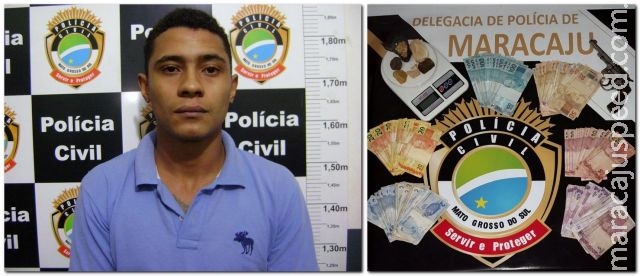 Polícia Civil de Maracaju fecha “boca-de-fumo” e apreende drogas, arma e dinheiro Polícia Civil de Maracaju fecha “boca-de-fumo” e apreende drogas, arma e dinheiro