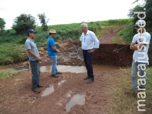 Chuvas destróem a 9ª ponte na cidade de Caarapó