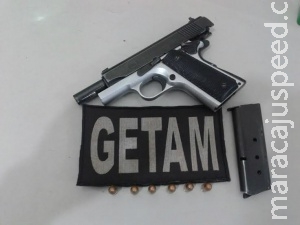 Jovem é detido com arma no centro e diz que procurava assaltante