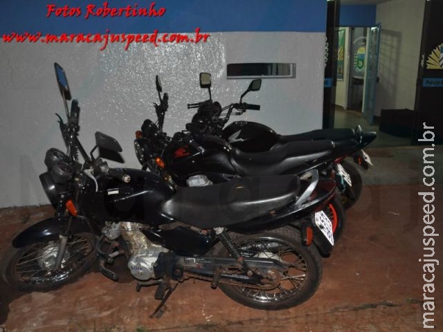 Polícia Militar de Maracaju apreende três motocicletas com documentação irregular Polícia Militar de Maracaju apreende três motocicletas com documentação irregular