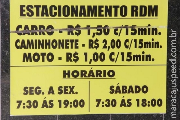 Com R$ 6 a hora, estacionar no Centro chega a custar R$ 170 por mês